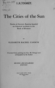 Cover of The Cities of the Sun