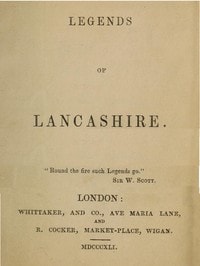 Cover of Legends of Lancashire