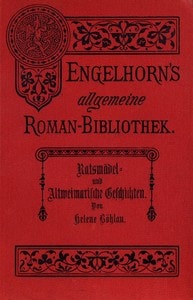 Cover of Ratsmädel- und Altweimarische Geschichten