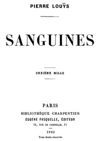 Cover of Sanguines