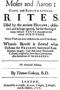 Cover of Moses and Aaron: Civil and Ecclesiastical Rites, Used by the Ancient Hebrews