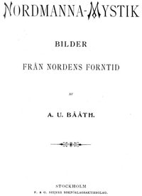 Cover of Nordmanna-Mystik: Bilder Från Nordens Forntid