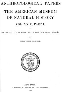 Cover of Myths and Tales from the White Mountain Apache