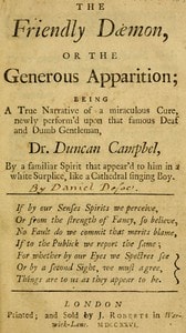 Cover of The Friendly Daemon, or the Generous Apparition