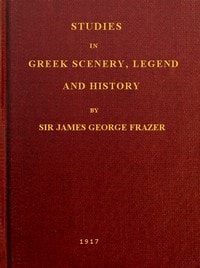 Cover of Studies in Greek Scenery, Legend and History