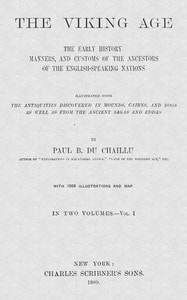 Cover of The Viking Age. Volume 1 (of 2)