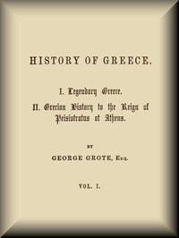 Cover of History of Greece, Volume 01 (of 12)