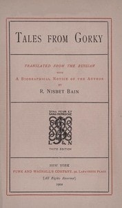 Cover of Tales from Gorky
