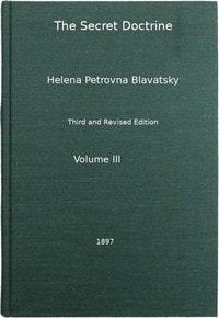 Cover of The Secret Doctrine, Vol. 3 of 4