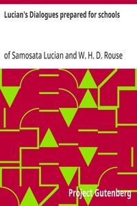 Cover of Lucian's Dialogues prepared for schools