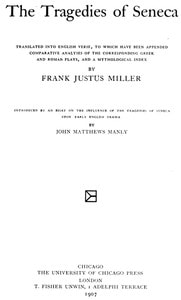 Cover of The Tragedies of Seneca