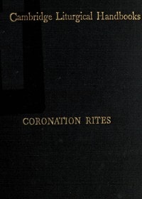 Cover of Coronation Rites