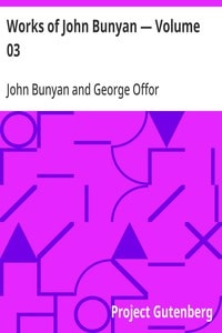 Cover of Works of John Bunyan — Volume 03