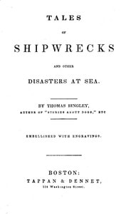 Cover of Tales of Shipwrecks and Other Disasters at Sea