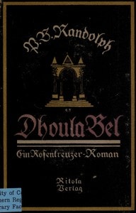 Cover of Dhoula Bel: Ein Rosenkreuzer-Roman