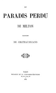Cover of Le Paradis Perdu