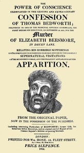 Cover of The Power of Conscience, exemplified in the genuine and extraordinary confession of Thomas Bedworth
