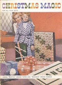 Cover of Christmas Magic for All Your Gifts, Using "Scotch" Brand Tapes and "Sasheen" Brand Ribbon