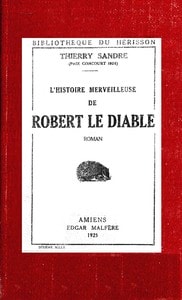 Cover of L'Histoire merveilleuse de Robert le Diable