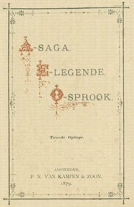 Cover of A-Saga, E-Legende, O-Sprook