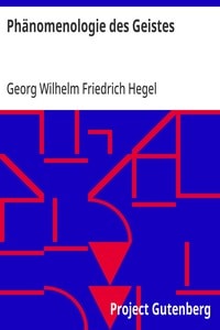 Cover of Phänomenologie des Geistes