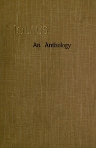 Cover of Ioläus: An Anthology of Friendship