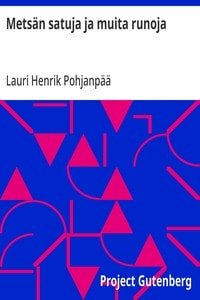 Cover of Metsän satuja ja muita runoja