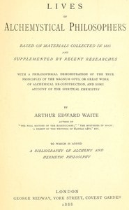 Cover of Lives of alchemystical philosophers