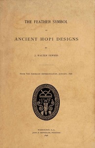 Cover of The feather symbol in ancient Hopi designs
