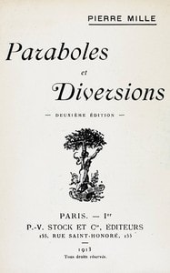 Cover of Paraboles et diversions