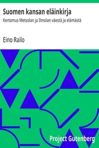Cover of Suomen kansan eläinkirja