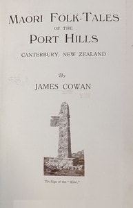 Cover of Maori folk-tales of the Port Hills, Canterbury, New Zealand