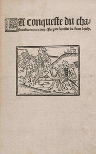 Cover of La conqueste du chasteau d'amours conquestee par l'umilité du beau doulx