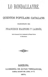 Cover of Lo rondallayre