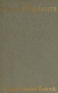 Cover of Greek wayfarers, and other poems