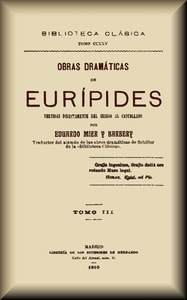 Cover of Obras dramáticas de Eurípides (3 de 3)