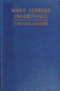 Cover of Man's supreme inheritance