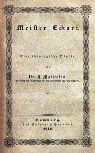 Cover of Meister Eckart