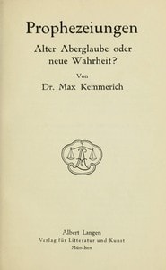 Cover of Prophezeiungen
