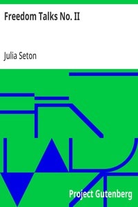 Cover of Freedom Talks No. II