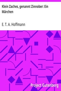 Cover of Klein Zaches, genannt Zinnober: Ein Märchen