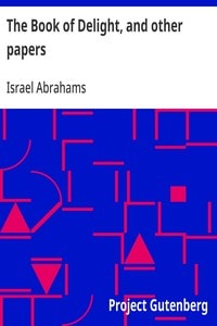 Cover of The Book of Delight, and other papers